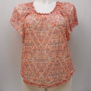 BUNDLE OF 2 | NO BOUNDARIES SHEER LACE TOP W/BATWING SLEEVES | XL {15-17}